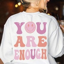 You Are Enough Sweatshirt, Choose Kindness Sweater, Mental Health Clothing, Teac - £35.50 GBP