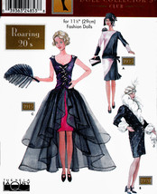 C.1920&#39;s Barbie 11.5&quot; Doll Hats Bags Flapper Simplicity 9664 Pattern Uncut - £19.66 GBP
