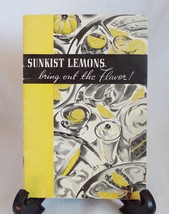 Sunkist Lemons Bring Out the Flavor 1939 Cookbook Softcover - £3.95 GBP