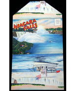 vntg color litho POST CARD foldout album NIAGARA FALLS SOUVENIR Maid of ... - £4.08 GBP