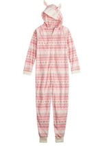 Girls One Piece Pajamas Hooded Llama Union Suit Fleece Blanket Sleeper-s... - $21.78