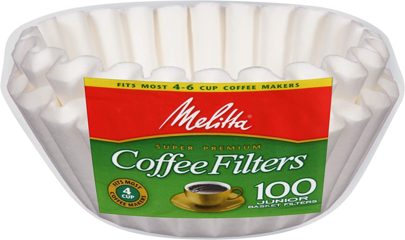 Primary image for Junior Basket Coffee Filters White 100 Count