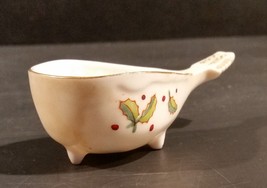 Vintage Ceramic Hand Painted Made in Japan footed Mandolin Trinket Dish - £3.92 GBP