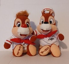 Disney Chip &amp; Dale Cruise Line Sailor Themed Bean Bag Plush 10&quot; LOT of 2... - £12.20 GBP