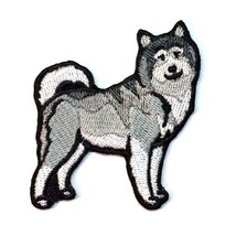 Alaskan Malamute Dog Patch Iron on No Name - $6.50