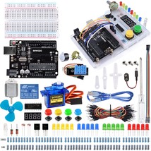 Ultimate Starter Kit With Tutorial, Breadboard Holder, Jumper Wires, Res... - £30.45 GBP