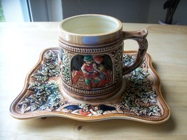 Vintage Sanyo Japan 6pc. Mini Beer Stein with Plates  - $65.00