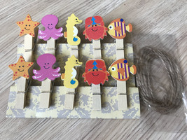 Cute Wooden Pegs,Pin Clothespins,Photo Hanging Wooden Clips,Birthday Decorations - £2.51 GBP+