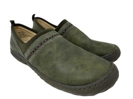 JBU Olive Green Leather Becca Loafer Size 9M - $42.74