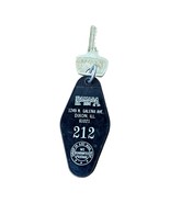 Vintage RAMADA INN Hotel Motel Room Key Black Fob  Dixon, ILL 61021 #212 - €15,32 EUR