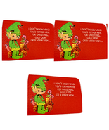 3 Christmas Holiday Money Card and Envelope Seasons Greetings Elf 1980s ... - £4.69 GBP