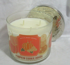 Bath &amp; Body Works 3-wick 14.5 Oz Jar Scented Candle Pumpkin Cookie Dough - £31.02 GBP