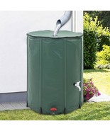 vidaXL Water Tank Green PVC 500 Gallon Collapsible Rainwater Tank - $364.31 CAD