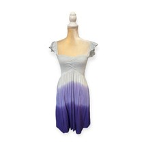 Tiare Hawaii Hollie Ombre Mini Dress One Size Blue and Purple - £47.62 GBP