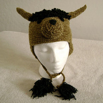 American Bison Hat w/Ties for Children - Animal Hats - Small - £12.86 GBP