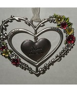 NEW Ganz &quot; Mom I Love you&quot; Heart floral spinner hanger HTF  - £5.31 GBP