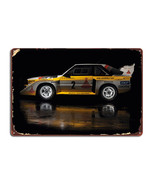 Audi sport quattro rally Group B side  metal wall poster decor Tin Sign ... - $536.38 MXN+