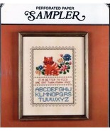 Astor Place Cat Perforated Paper Sampler Cross Stitch Pattern - £12.37 GBP