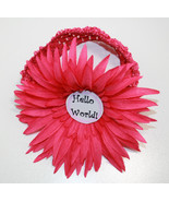 Monthly Milestone Marker Headband with Large Flower  (Month Marker) - £19.55 GBP