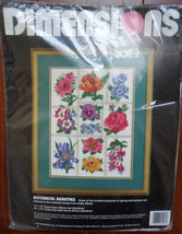 Dimensions Crewel Embroidery Kit Botanical Beauties Pretty Flowers #1446 New!! - £35.21 GBP