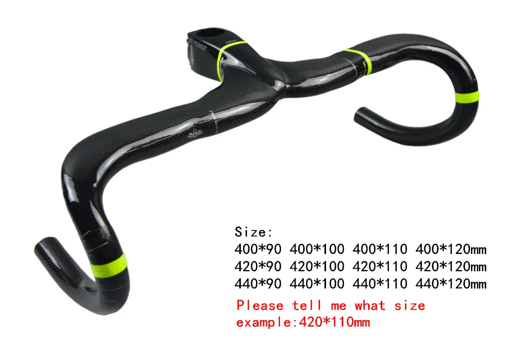 wacako Full   Road Bicycle Integrated Handlebar with 28.6mm fork  Road H... - $165.73