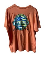 Columbia pfg T shirt Mens Size XL Orange Art Graphic Crew Neck Jersey - $10.10