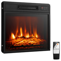 18&quot; Electric place Inserts &amp; Freestanding Adjustable Heater Log Flame 1400W - £148.71 GBP