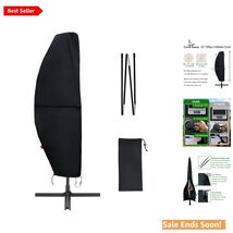 Universal Waterproof Umbrella Cover with Support Pole for 7.5-11.5ft Umb... - $43.51