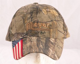 Camouflage USA Flag on brim Meyer baseball trucker golf hat Strapback ca... - £8.59 GBP