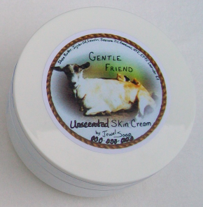 GENTLE FRIEND unscented moisturizing skin cream, natural face cream body butter  - $6.90 - $14.00