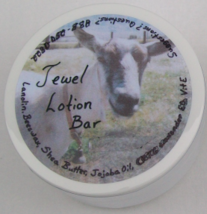 Jewel Lotion Bar unscented natural moisturizing bar for hands heels elbows knees - £6.57 GBP