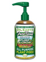 DR EARTH Pure Gold All Purpose Plant Food Pump Organic Liquid Fertilizer, 16 Oz - £13.33 GBP