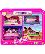 Mini land the Movie Vehicle Collection, Includes 8 1.5-Inch Dolls &amp; 4 Ve... - €37,27 EUR