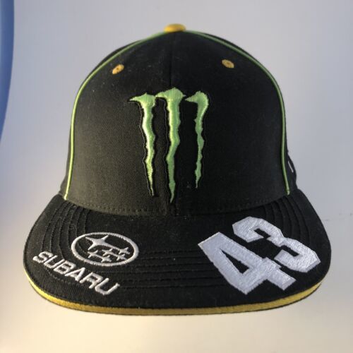 Vintage DC Shoes Monster Ken Block 43 Subaru Rally Car FlexFit Cap S/M - $287.09