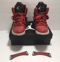 Air Jordan Flight 45 High Kids Youth Size 6.5 Gym/Red Leather Style 524865-600 - £44.81 GBP