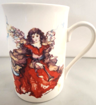 Vintage Mug Potpourri Design Bone China Angels Harp Horns Artist Christi... - £14.77 GBP