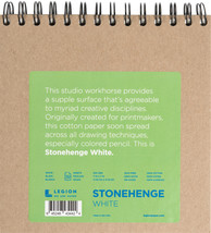 Stonehenge Spiral Paper Pad 7&quot;X7&quot; 32 Sheets/Pkg-Wh - $24.96