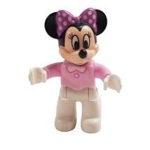 Lego Duplo Minnie Mouse Figure Pink White Bow Mickey Walt Disney Character Toy - £6.98 GBP