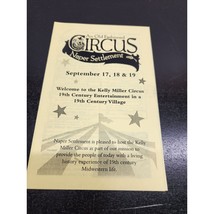 1999 Ad for Kelly Miller Old Fashioned Circus at Naper Settlement in Ill... - £7.43 GBP