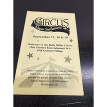 1999 Ad for Kelly Miller Old Fashioned Circus at Naper Settlement in Ill... - £7.08 GBP