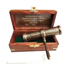 Brass Kaleidoscope, Classic Kaleidoscope, Chr istmas Gift, Personalised Gift - £127.66 GBP