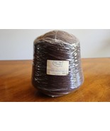 1 lbs Zado-2 Ply Acrylic Nylon Wash&#39;N&#39;Dry Cone Yarn Brown Machine Hand K... - $231.00 MXN