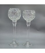 ♻️ Vintage Crystal Globe 2-Tall Vase One 13in One 13½in - $1,862.09 MXN