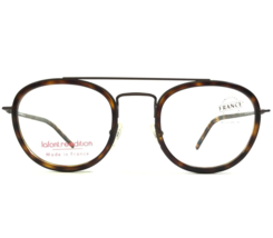 Jean Lafont Eyeglasses Frames BRIDGE OPT 619 Brown Tortoise Round 48-22-140 - £330.78 GBP