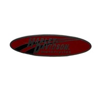 Vintage Harley Davidson 2001 Red Black Classic Logo Emblem Pin Badge Bik... - £18.24 GBP