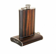 Brizard and Co. - The 8 oz Flask - Macassar Ebony - £137.66 GBP