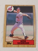 Ken Schrom Cleveland Indians 1987 Topps Card #635 - £0.78 GBP