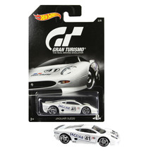 Year 2015 HW PS Gran Turismo 1:64 Die Cast 2/8 White Sport Car JAGUAR XJ220 - £14.94 GBP