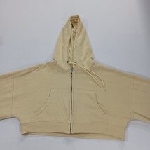 Flirtitude Active RN#98677 Women's Yellow Full Zip Cropped Hoodie Jacket Size M image 10