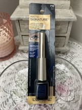 Lot Of 2 L&#39;Oreal Paris Matte Signature Liquid Dip Eyeliner #710 Blue 2.2... - $8.59